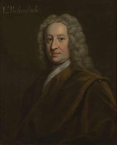 Portrait of Henry St John, 1st Viscount Bolingbroke (1678-1751) by Charles Jervas